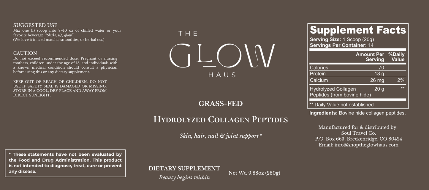 Grass-Fed Hydrolyzed Collagen Peptides